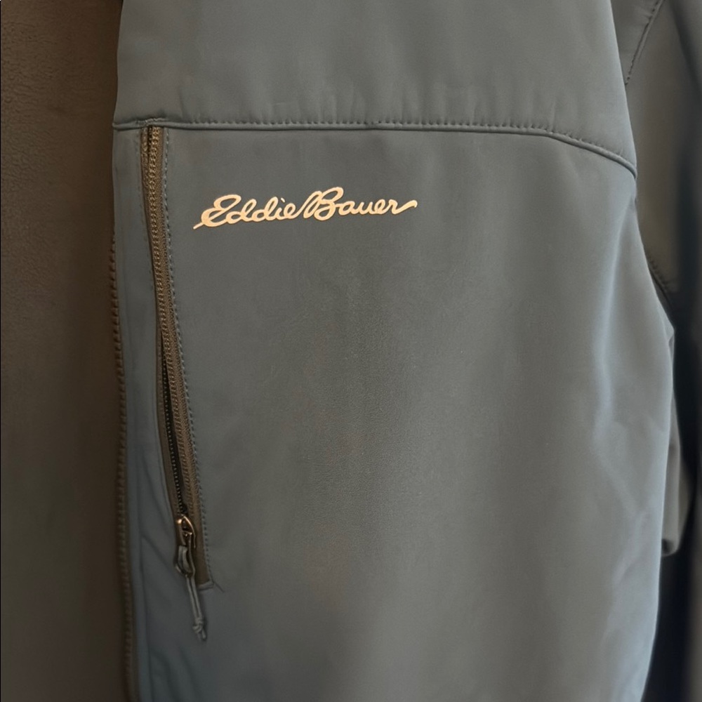 Eddie Bauer Blue Performance Jacket Lightweight Zip-Up